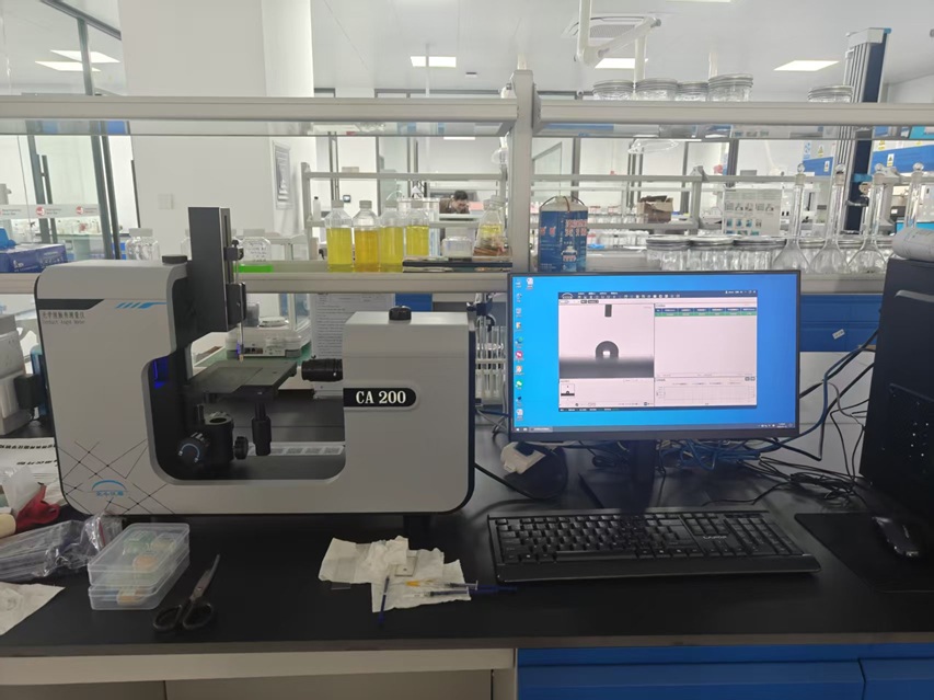 一台接触角测量仪由哪些部分组成?